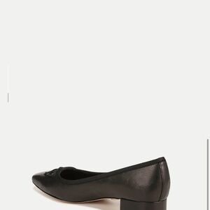 NWT Veronica Beard size7 Cecile black leather heel